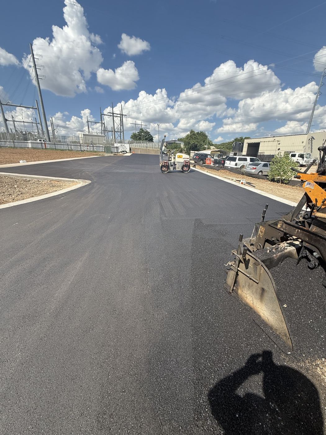 Avenue N commercial paving by Stealth General Contracting